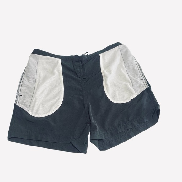 LL Bean Black Womans Size M 0 BUY 3. Tie Nylon Hiking Shorts. Rise 11.5” - Picture 5 of 8